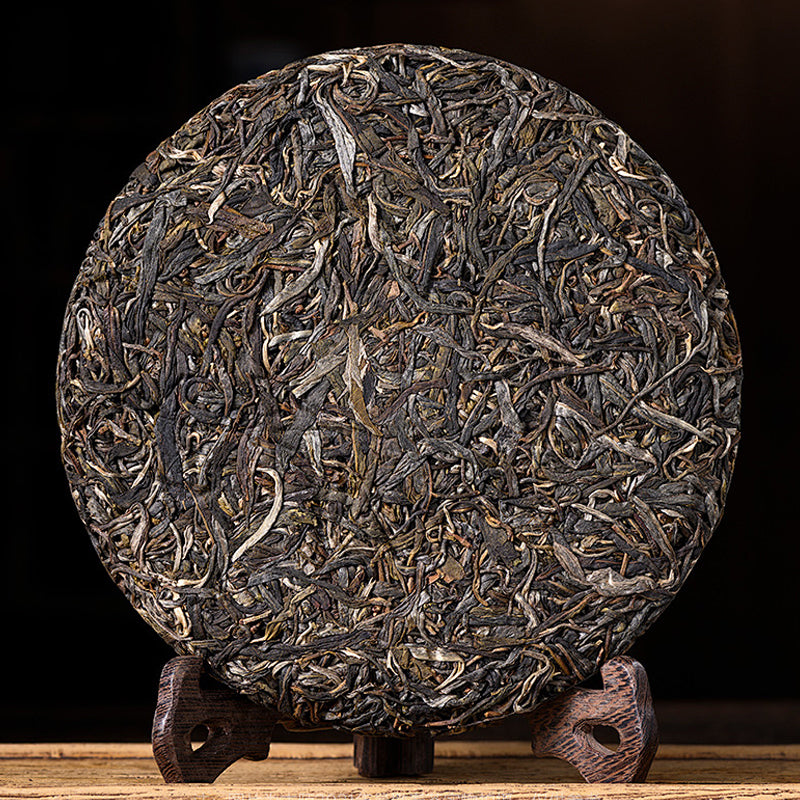 Pu'er Mentah Iceland 25 Tahun, 7 Kuih Satu Set, Manis Balik Berpanjangan Tanpa Pahit