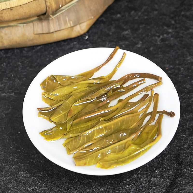 Pu'er Mentah Tianmenshan 17 Tahun Penyimpanan Langka, 5 Kuih Satu Set Koleksi Memadai, Teh Lama Gunung Kecil, Stok Terbatas Semakin Koleksi Semakin Bernilai