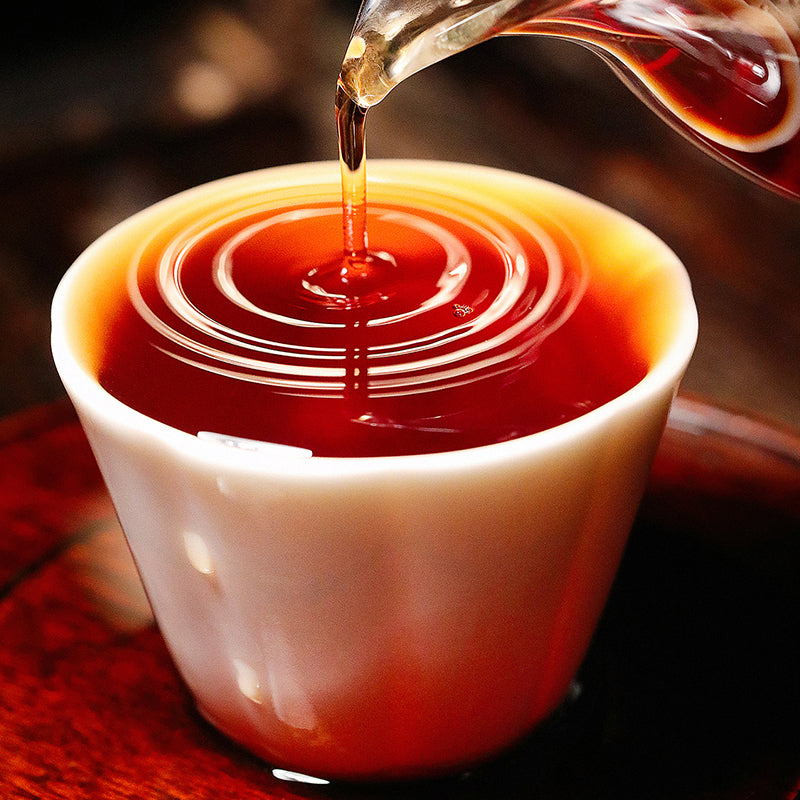 Kuih Pu'er Masak Laobanzhang 18 Tahun · 7 Kuih Satu Set, Koleksi Premium, Wangian Tua Halus