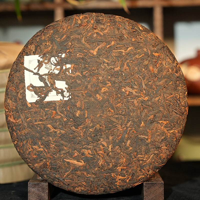 Kuih Pu'er Masak Mingxing Gaohao 24 Tahun · 7 Kuih Satu Set, Wangian Tua Pekat & Lembut Halus, Air Teh Merah Kental Jernih Tunjuk Kuasa Penyimpanan, Koleksi Langka Beruntung Masak Teh