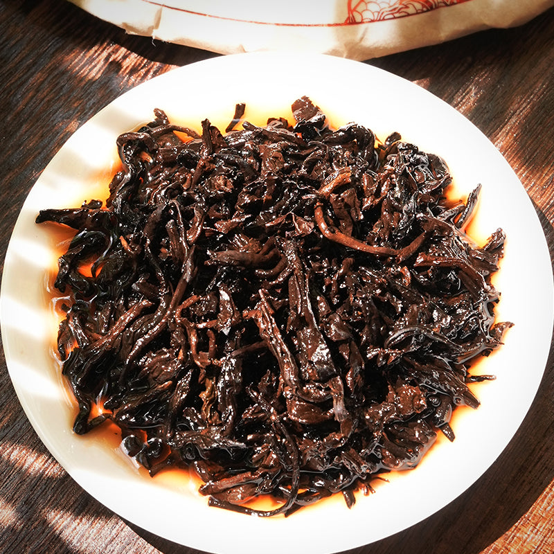 Pu'er Masak Gunung Daxueshan 15 Tahun Penyimpanan, Kuih Masak Wilayah Gunung Tinggi Langka, Lembut Wangian Tua Penyimpanan Profesional, Pilihan Koleksi Bernilai Naik