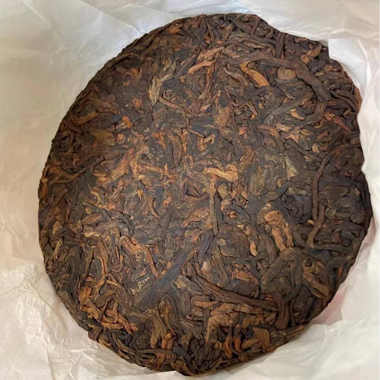 Pu'er Masak Jingmai 15 Tahun Penyimpanan, 7 Kuih Satu Set, Semakin Lama Semakin Wangi